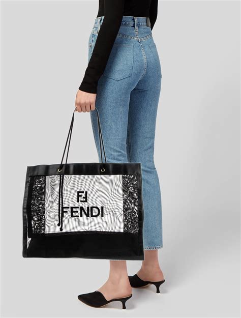 fendi totes sale|fendi shopper tote.